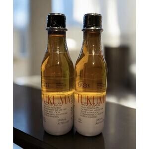 2 x NATURA EKOS Tukuma Biphase Shower Oil 6.7 fl oz / 200 ml NWOB/SEALED